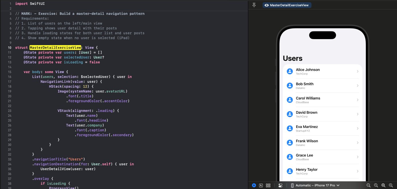 Featured image for blog post: Master-Detail with NavigationStack