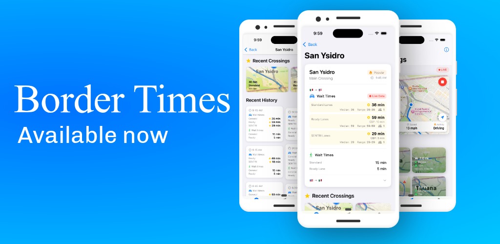 Featured image for blog post: Border Times iOS App Now Available