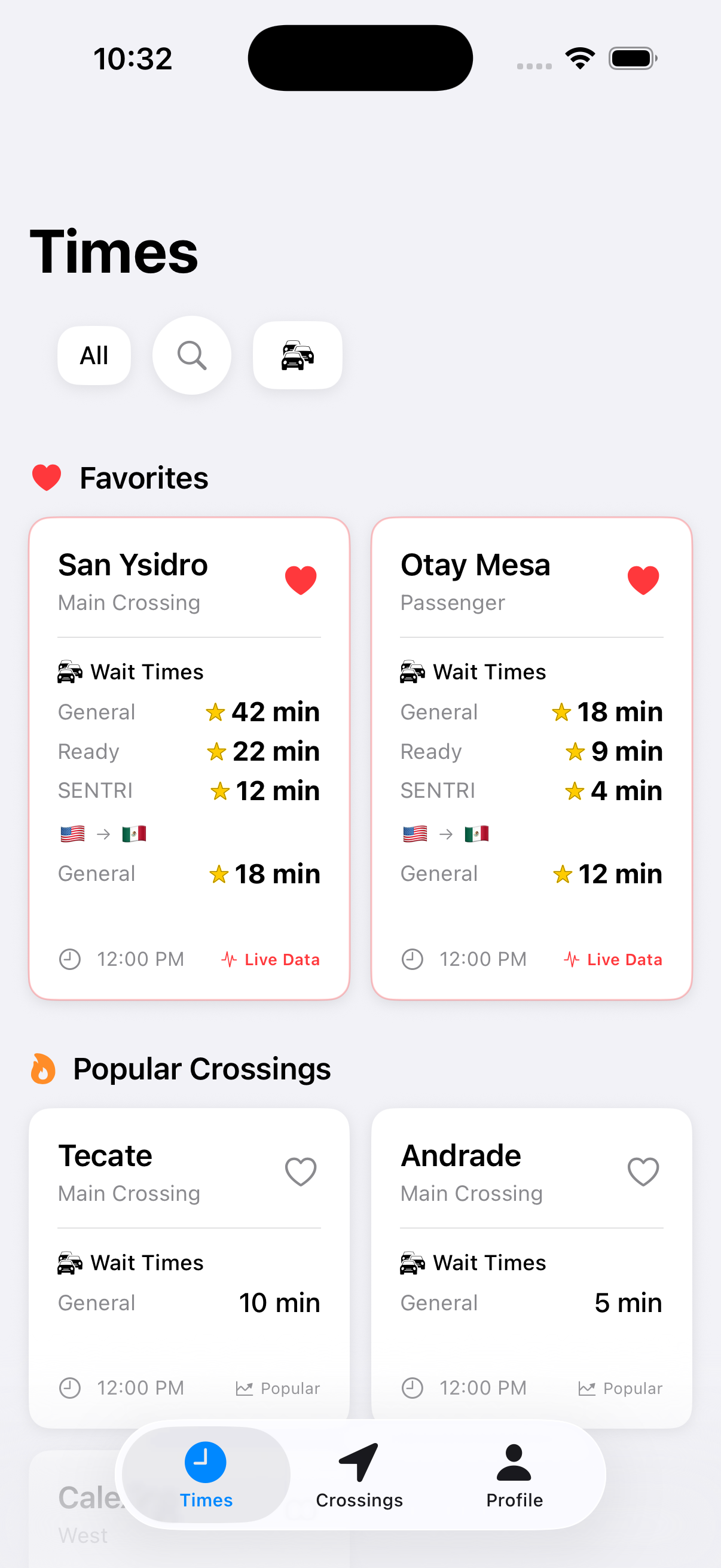 Border Times iOS App
