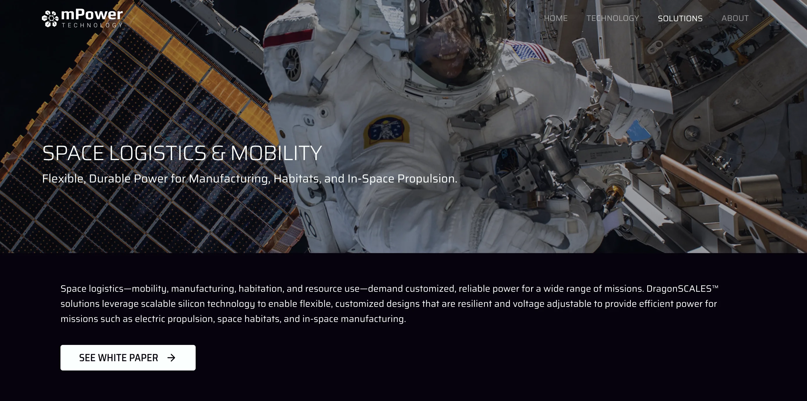 mPower Tech Website Preview 7